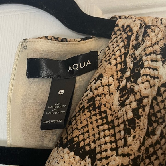 Snake skin print faux wrap dress - Picture 7 of 7